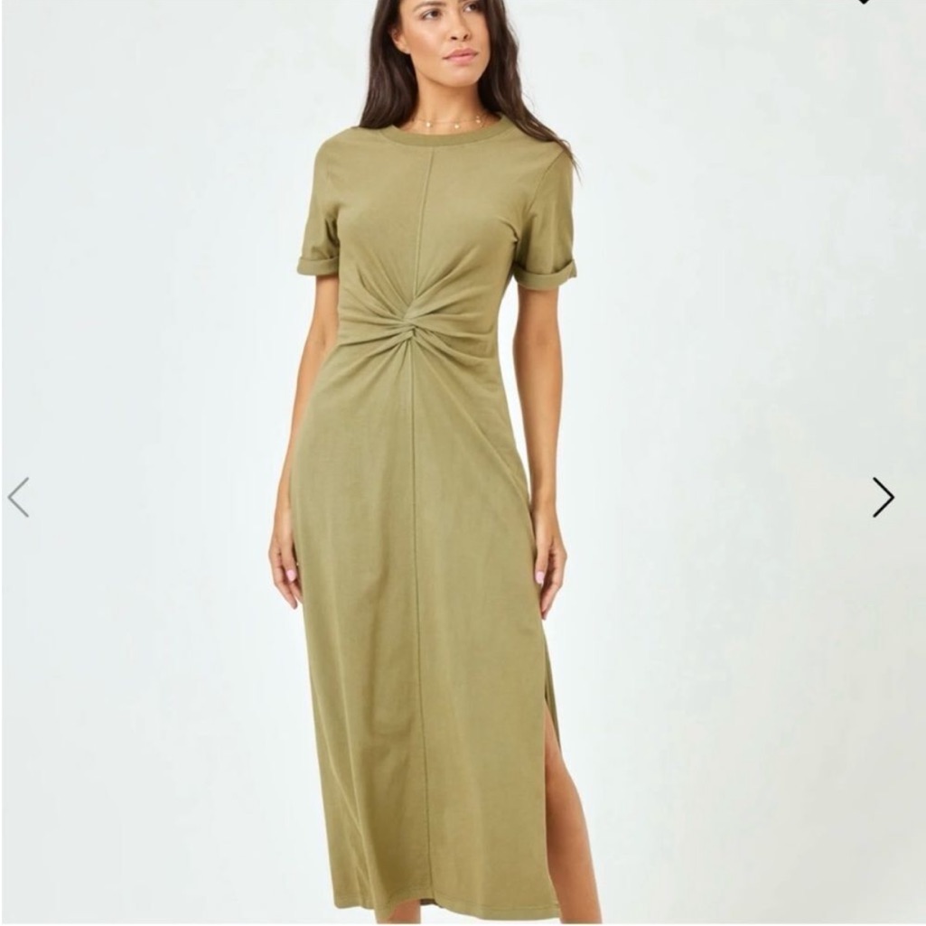 L*Space Drew Dress Olive Green Size Xs